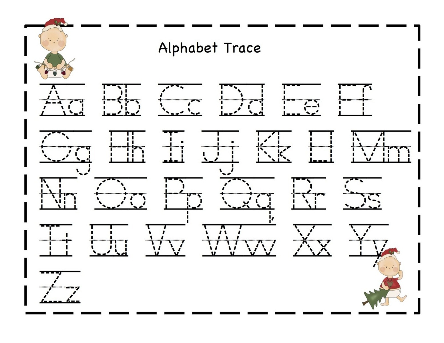 Alphabet Worksheets - Best Coloring Pages For Kids - Free Printable Alphabet Dot To Dot Worksheets