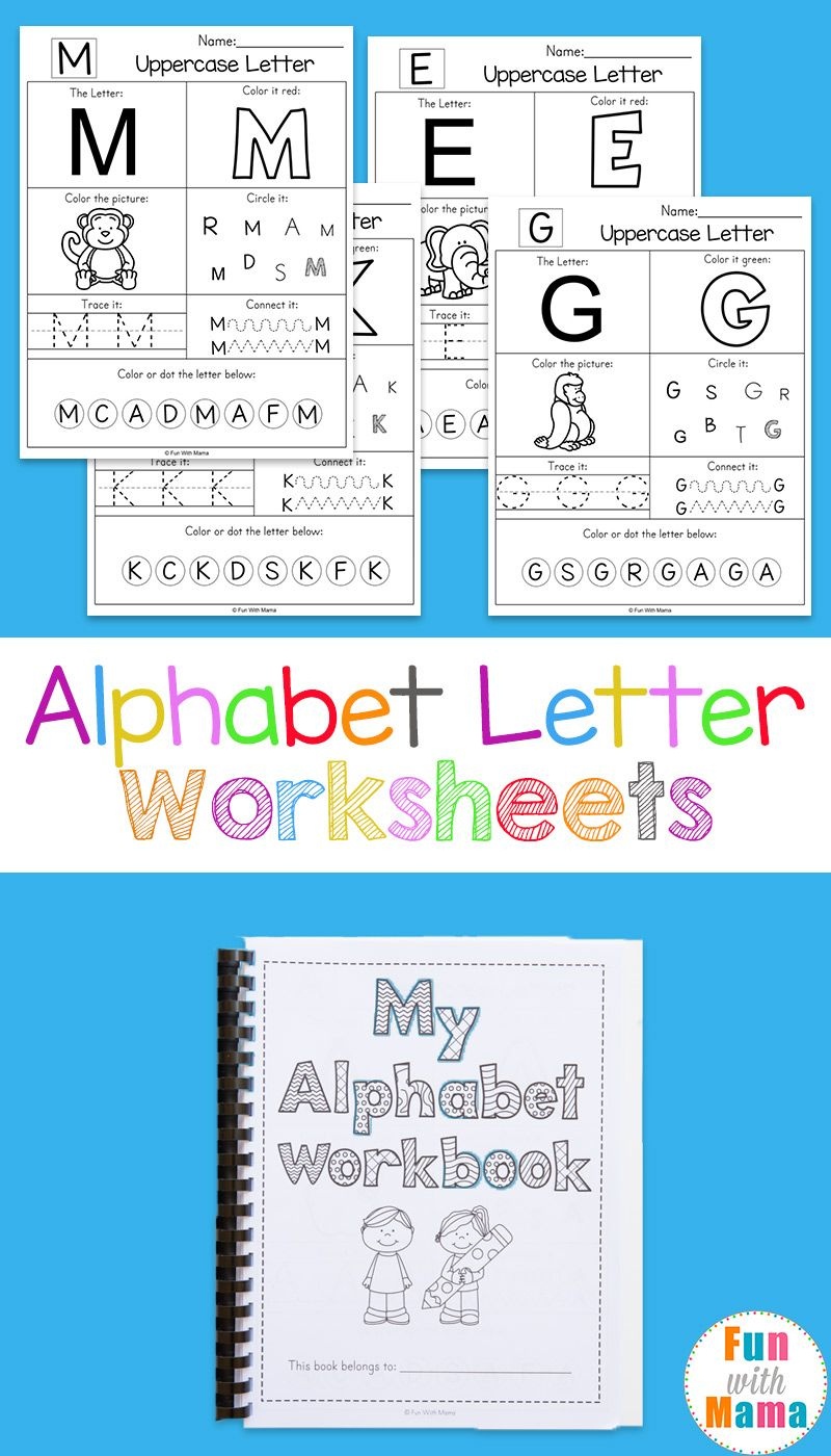 Alphabet Worksheets | Free Printables | Letter Worksheets, Alphabet - Free Printable Alphabet Letters