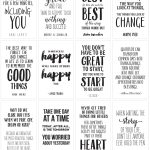 Amazing Life Quotes For Inspiration! {Free Printable Cards} | Best   Free Printable Quotes For Office