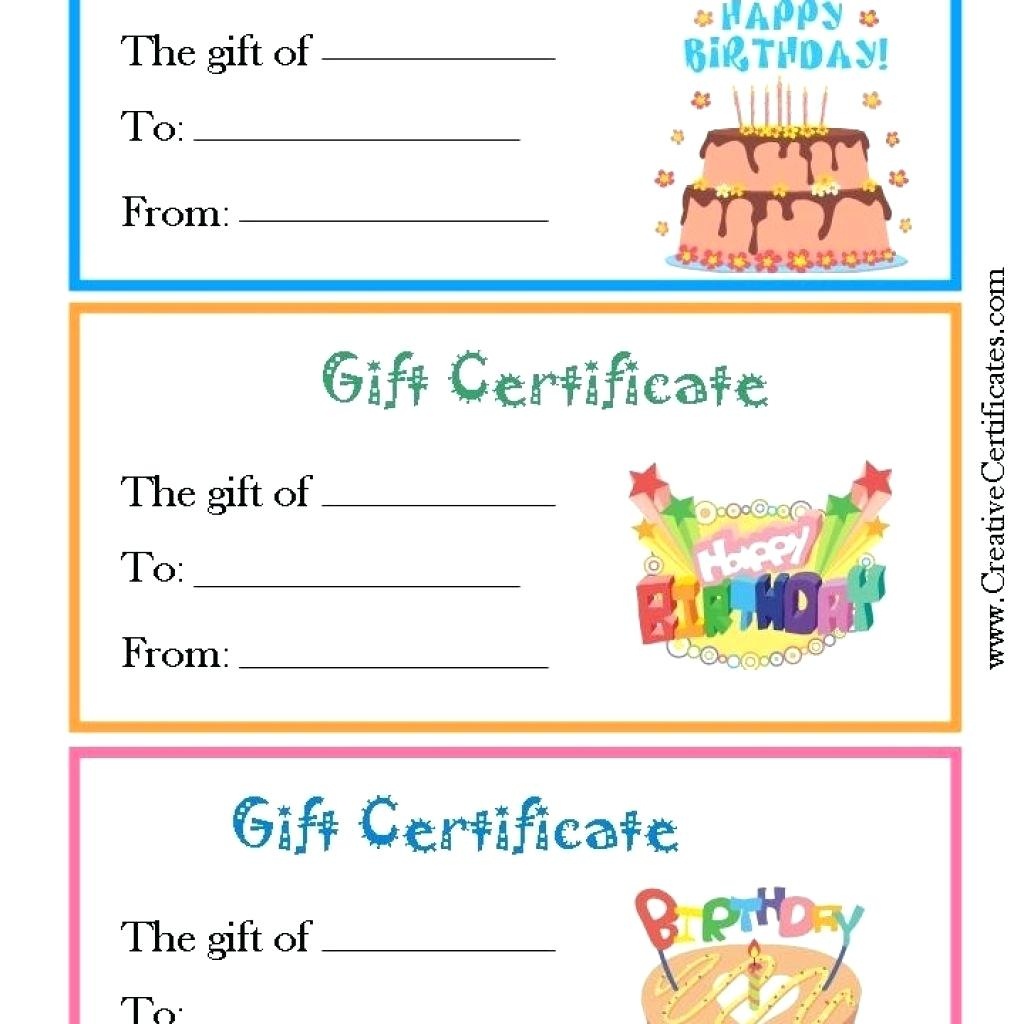 Amazon Gift Receipt General Shopping Certificate Template - Free Printable Blank Birthday Coupons