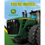 Amazon: John Deere Birthday Party Invitations, 8 Count: Toys   Free Printable John Deere Birthday Invitations