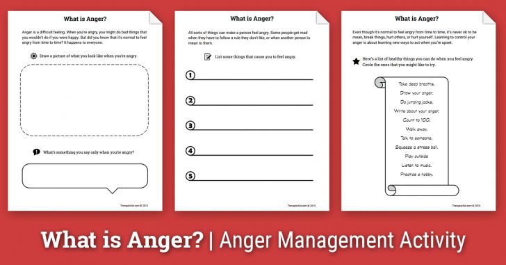 Free Printable Anger Management Activities