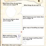 Anger Map Kids Worksheet Free Printable | Therapy Activities   Free Printable Anger Management Activities