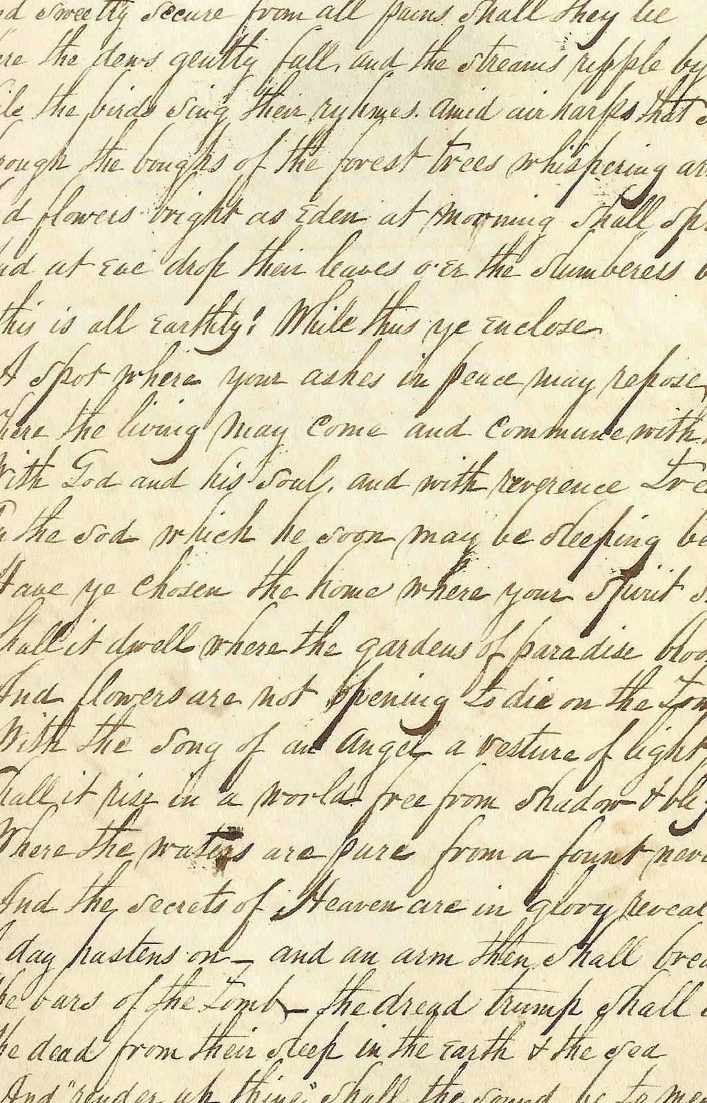 Antique Images: Free Background Paper: Handwritten Page From Journal - Free Printable Background Pages