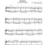 Apologizeone Republic Piano Sheet Music | Rookie Level   Apologize Piano Sheet Music Free Printable
