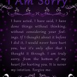 Apology Card Templates | 10+ Free Printable Word & Pdf   Free Printable I Am Sorry Cards