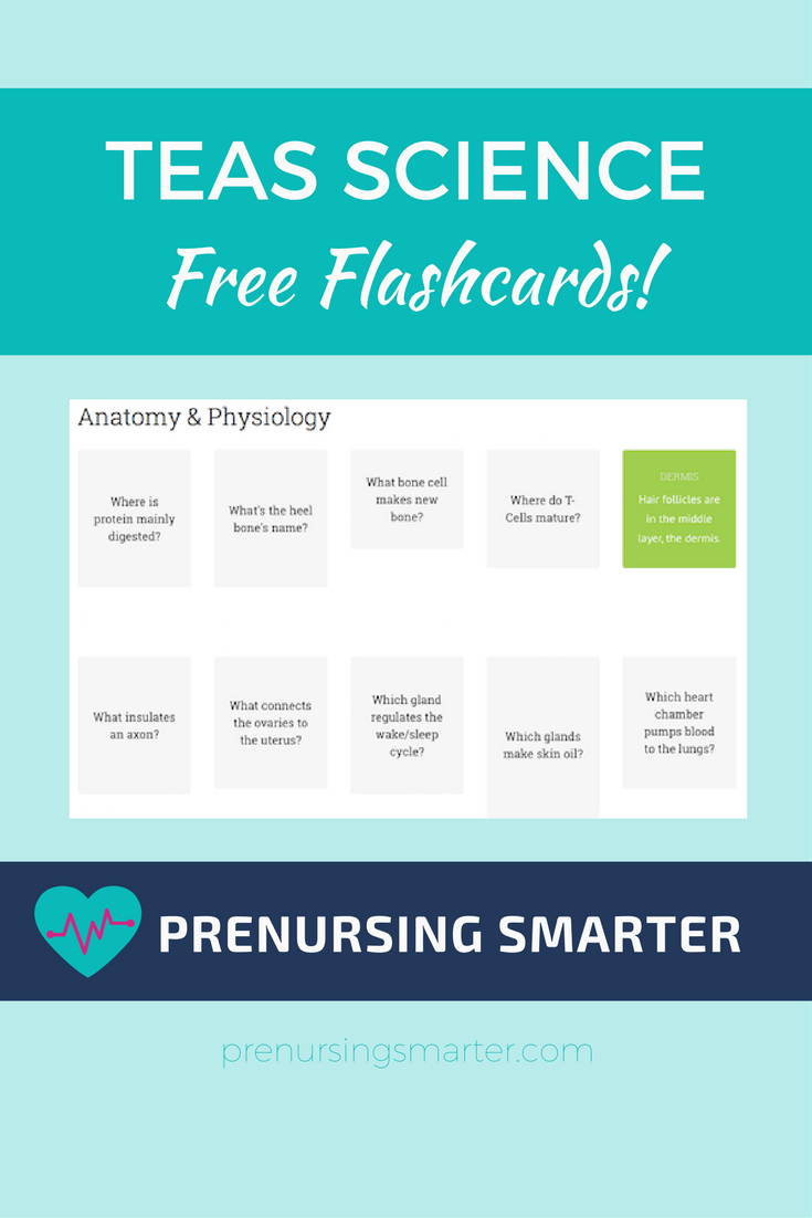Ati Teas Science Flashcards | Nursing School Fun, We Can Do This - Free Printable Teas Study Guide