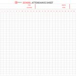 Attendance Sheet Template –Free Printable Daily Monthly Attendance Excel   Free Printable Attendance Sheets For Homeschool