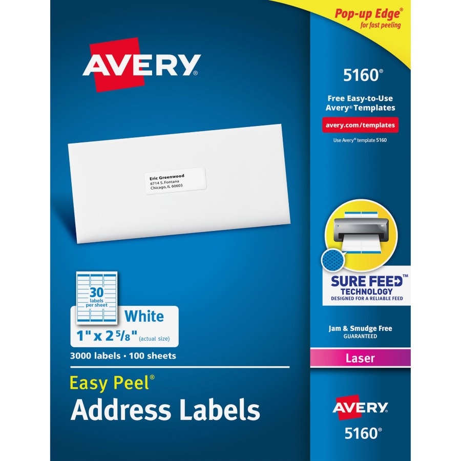 Free Printable Labels Avery 5160 Free Printable