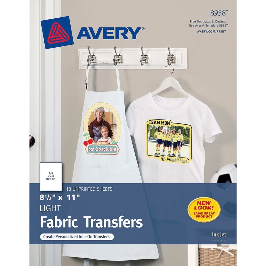 Avery 8938, Avery T-Shirt Transfer, Ave8938, Ave 8938 - Office - Free Printable Iron On Transfers For T Shirts
