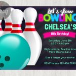 Awesome Free Template Free Printable Bowling Birthday Invitations   Free Printable Bowling Invitation Templates