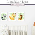 Baby Creature Woodland Nursery Printable Posters | Parenting Tips   Free Printable Nursery Resources