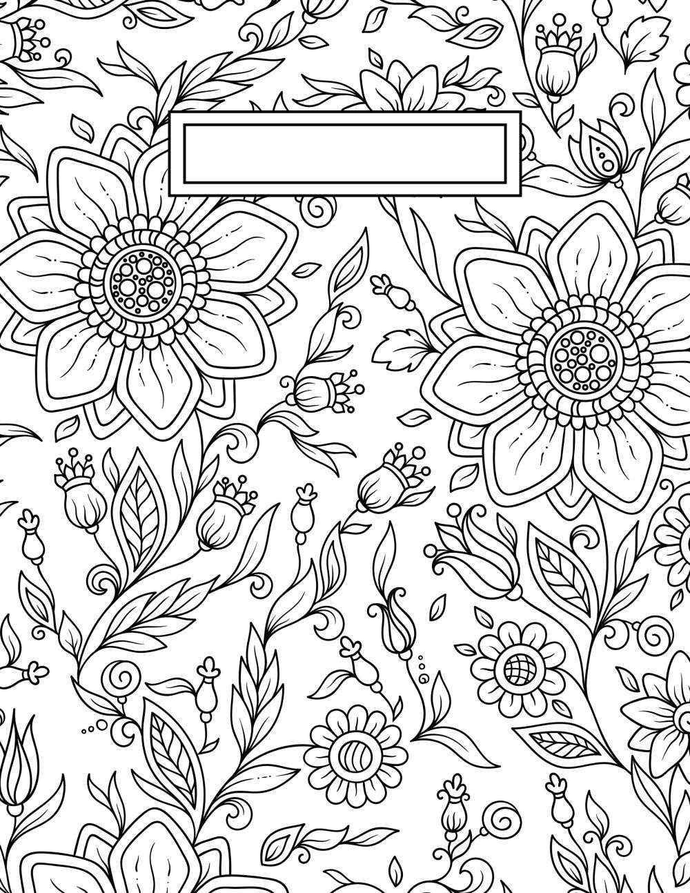 Back To School Binder Cover Adult Coloring Pages | Craft Ideas - Free Printable Binder Covers To Color