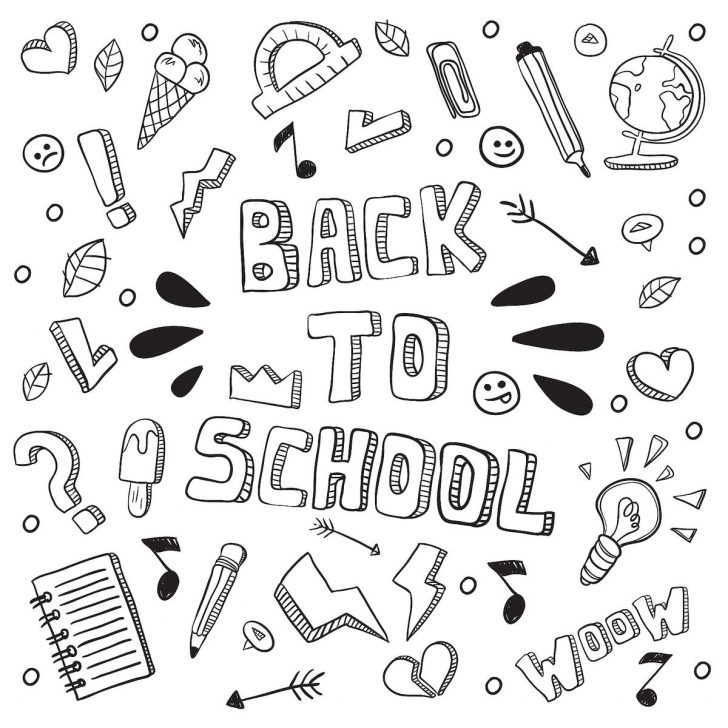 Back To School Free Printable Coloring Pages