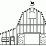 Barn Coloring Page   Coloring Pages For Kids And For Adults   Free Printable Barn Coloring Pages