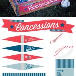 Baseball Party Decoration Ideas & Supplies | Free Printables   Free Concessions Printable