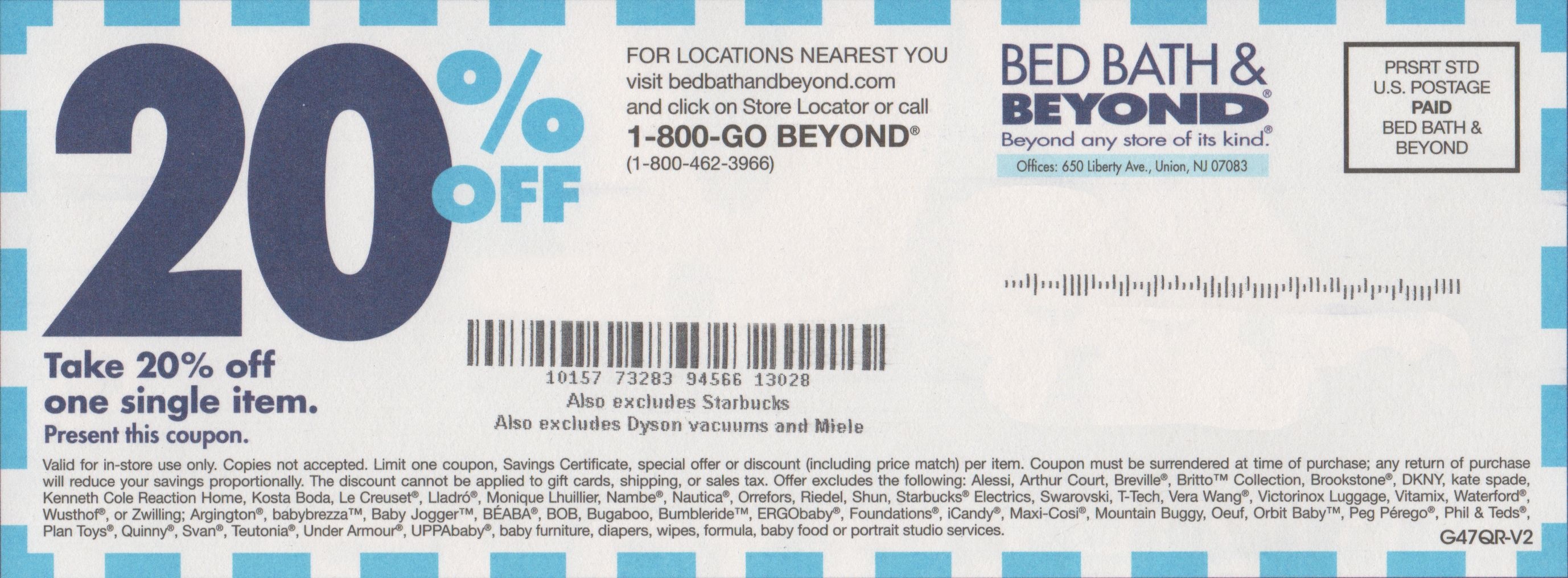 Bed Bath &amp;amp; Beyond Printable Coupon 20 Percent Off In-Store | Bed - Free Printable Bed Bath And Beyond 20 Off Coupon
