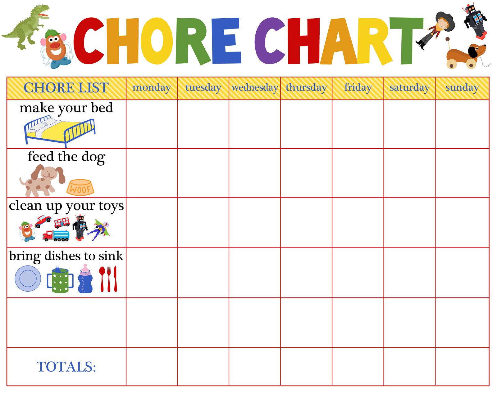Behaviour Charts For 6 Year Olds | Kiddo Shelter | Printable Reward - Chore Stickers Free Printable
