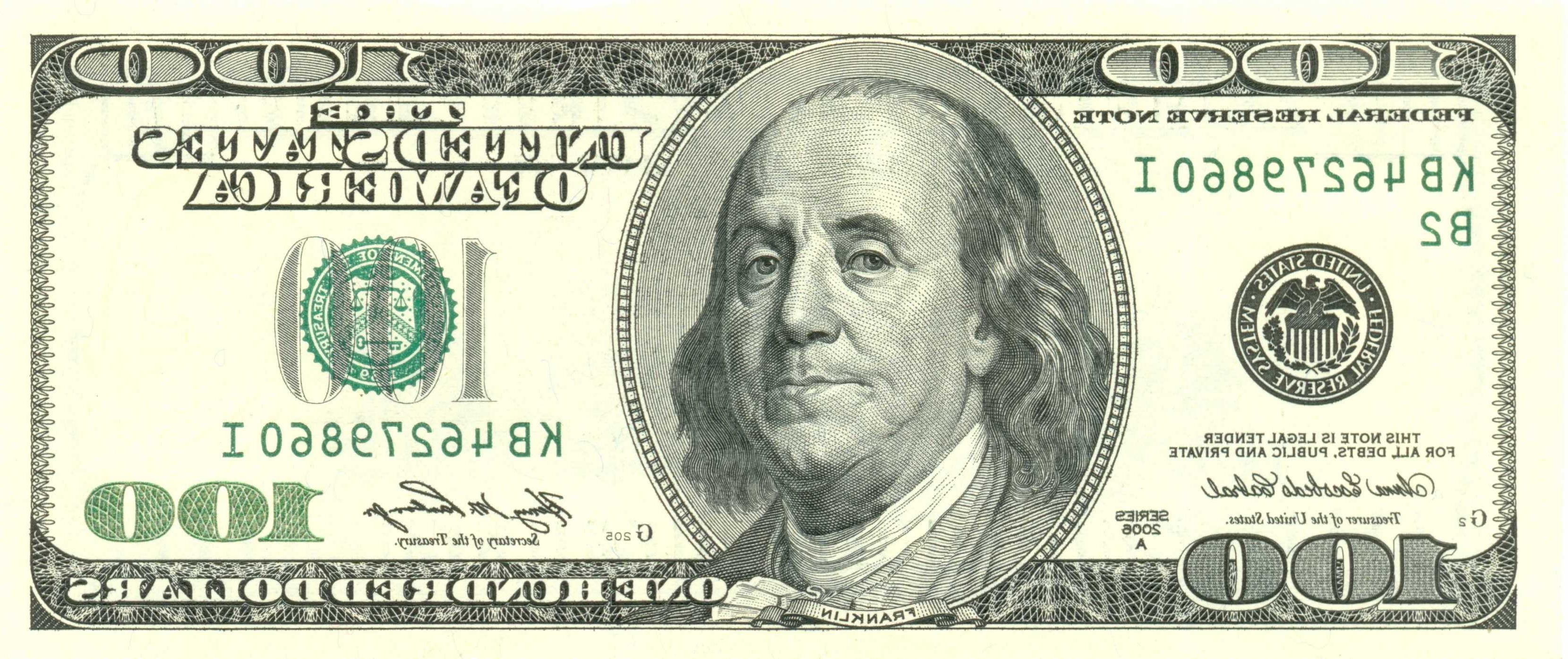 Printable 100 Dollar Bill - Printable Word Searches