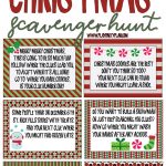 Best Ever Christmas Scavenger Hunt   Play Party Plan   Free Printable Christmas Riddle Games