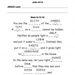 Bible Worksheets | Growing Kids In Grace: Light Of The World   Free Printable Children's Bible Lessons Worksheets