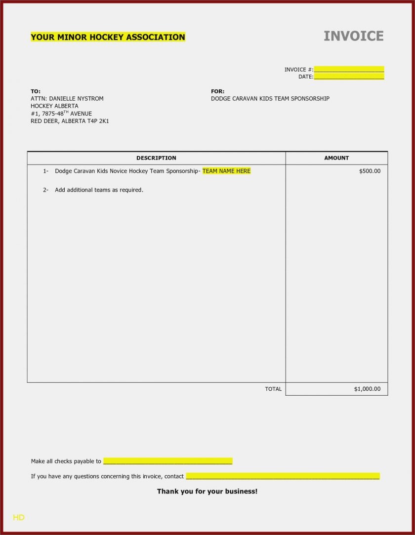 Invoice Templates Printable Free Word Doc Free Printable