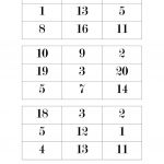 Bingo 1 20 Worksheet   Free Esl Printable Worksheets Madeteachers   Free Printable Number Bingo Cards 1 20