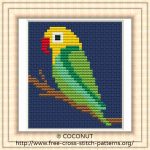 Bird (19) , Free And Easy Printable Cross Stitch Pattern | Free   Free Printable Cross Patterns
