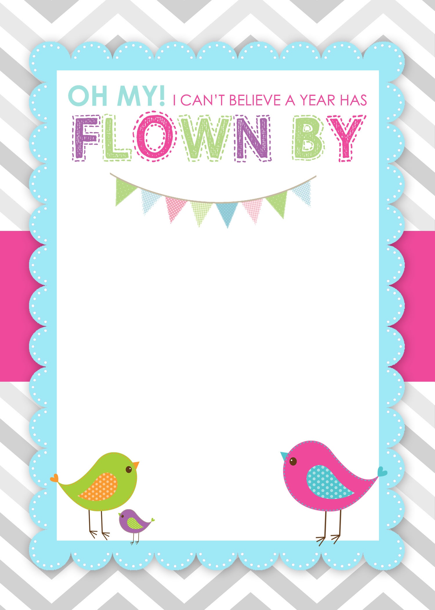 Bird Birthday Party With Free Printables - How To Nest For Less™ - Free Printable Birthday Invitation Cards