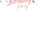 Birthday Party Dots   Free Printable Birthday Invitation Template   Customized Birthday Cards Free Printable