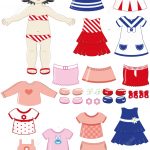 Black Haired Girl Child Paper Doll With Clothing Set From Dress Up   Free Printable Dress Up Paper Dolls
