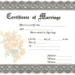 Blank Marriage Certificates | Download Blank Marriage Certificates   Fake Marriage Certificate Printable Free