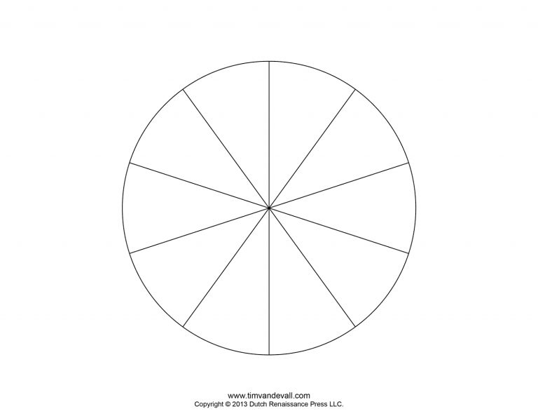 Blank Pie Chart Templates | Make A Pie Chart - Free Printable Pie Chart | Free Printable