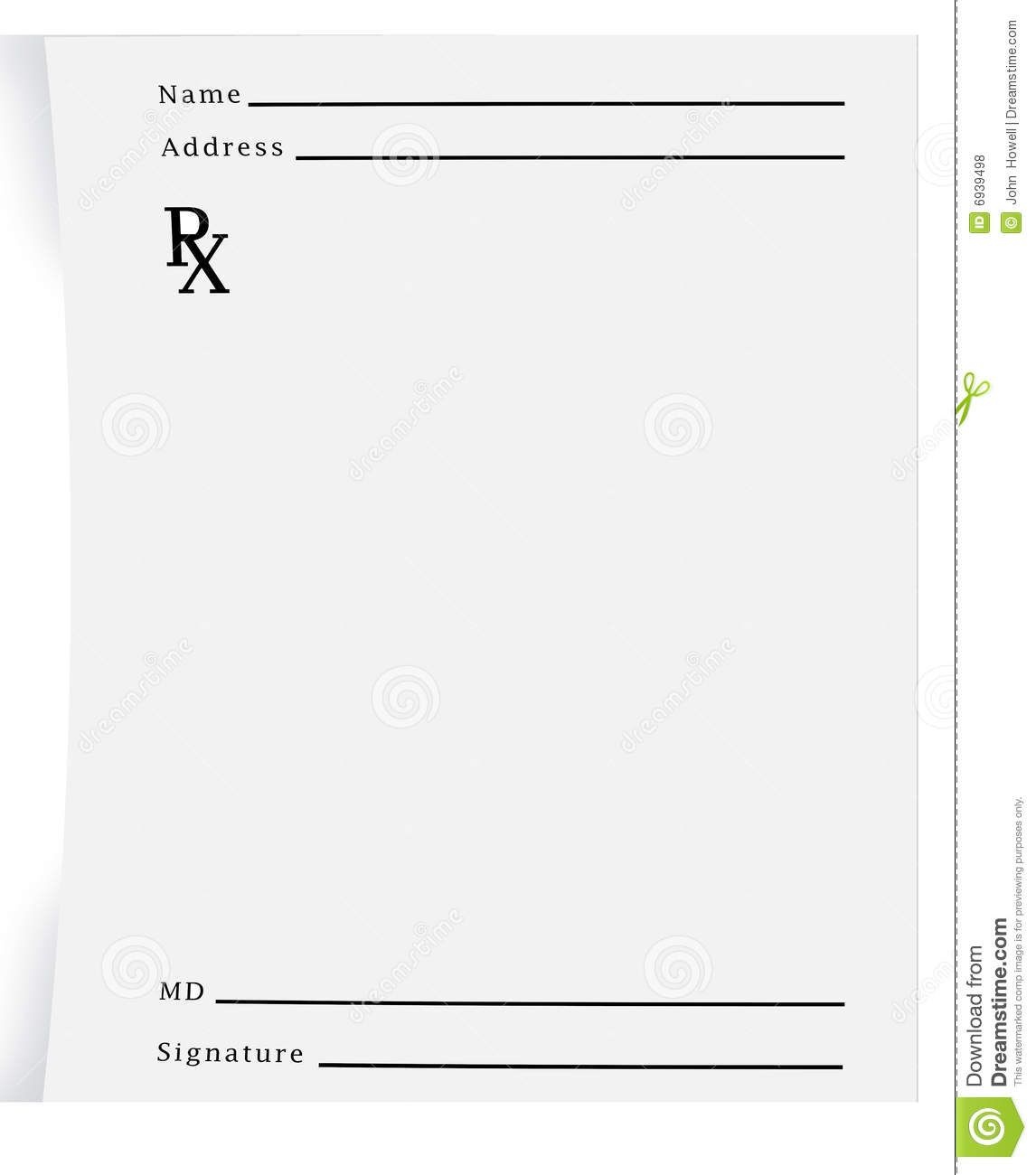 Blank Prescription Pad Free Download - Demir.iso-Consulting.co - Free Printable Prescription Pad