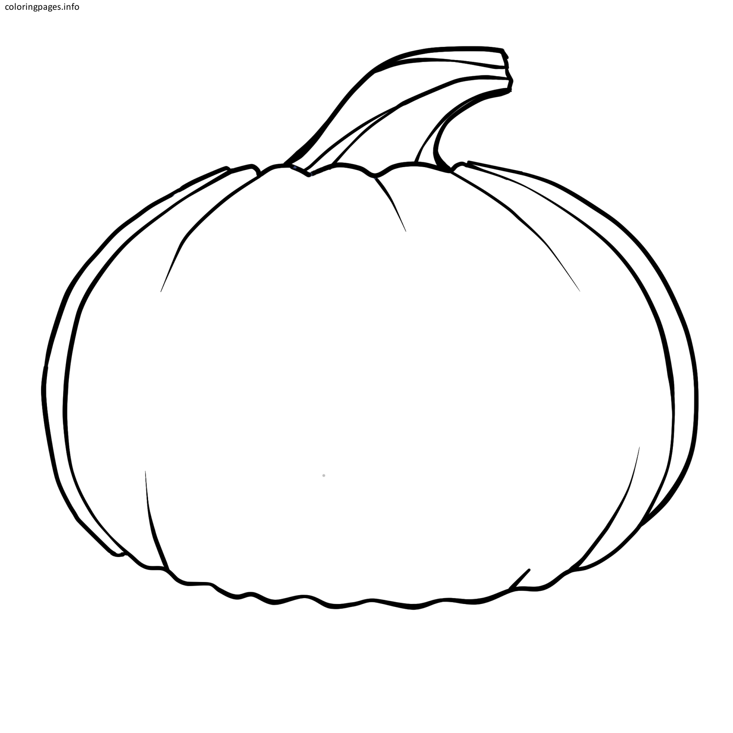 Blank Pumpkin Coloring Pages | Free Printable | Pumpkin Coloring - Pumpkin Shape Template Printable Free