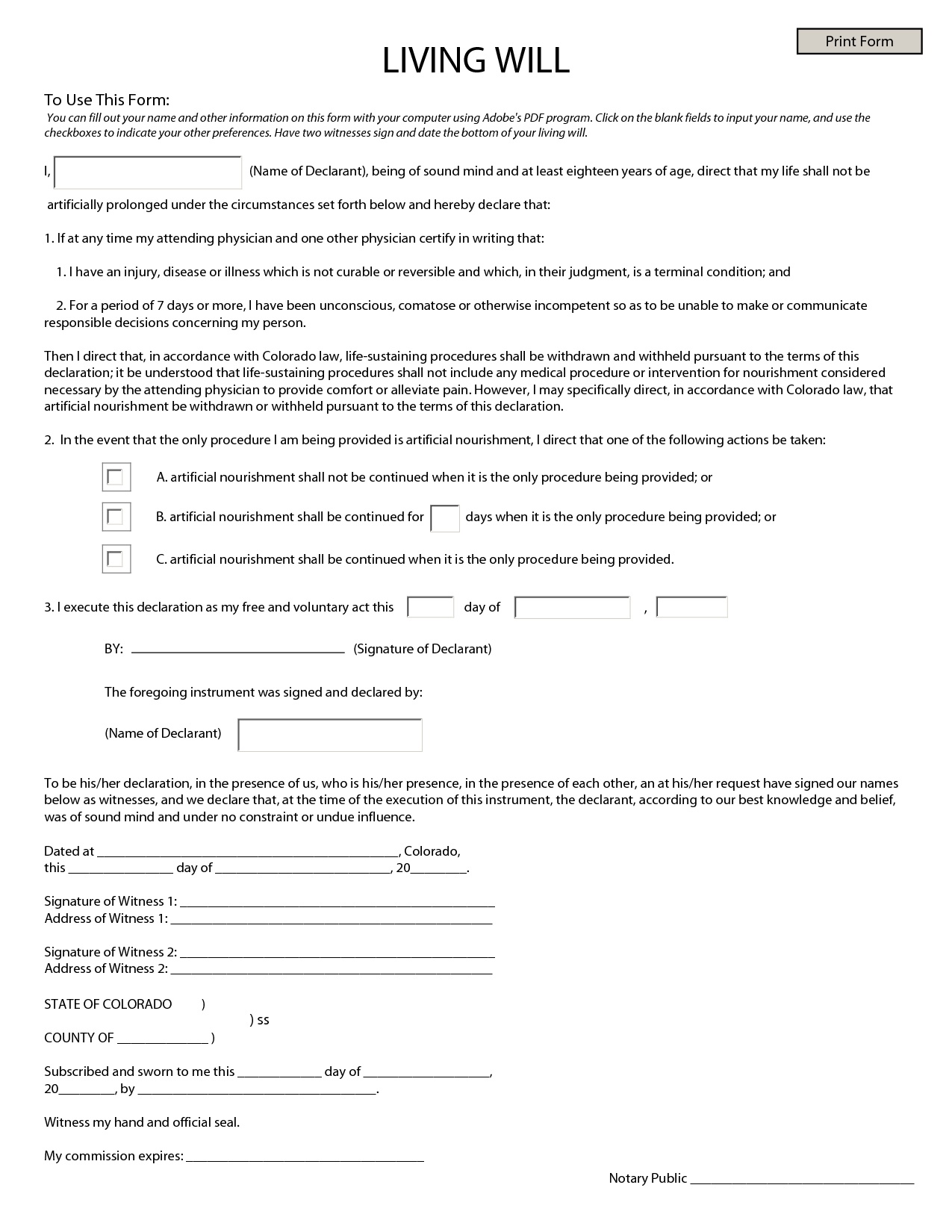 11+ Last Will And Testament Blank Forms - Proposal Letter ...