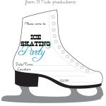 Bnute Productions: Free Printable Ice Skating Party Invitation   Free Printable Skating Invitations