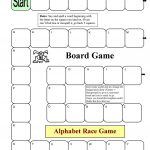 Board Game   Alphabet Race Worksheet   Free Esl Printable Worksheets   Free Printable Alphabet Games