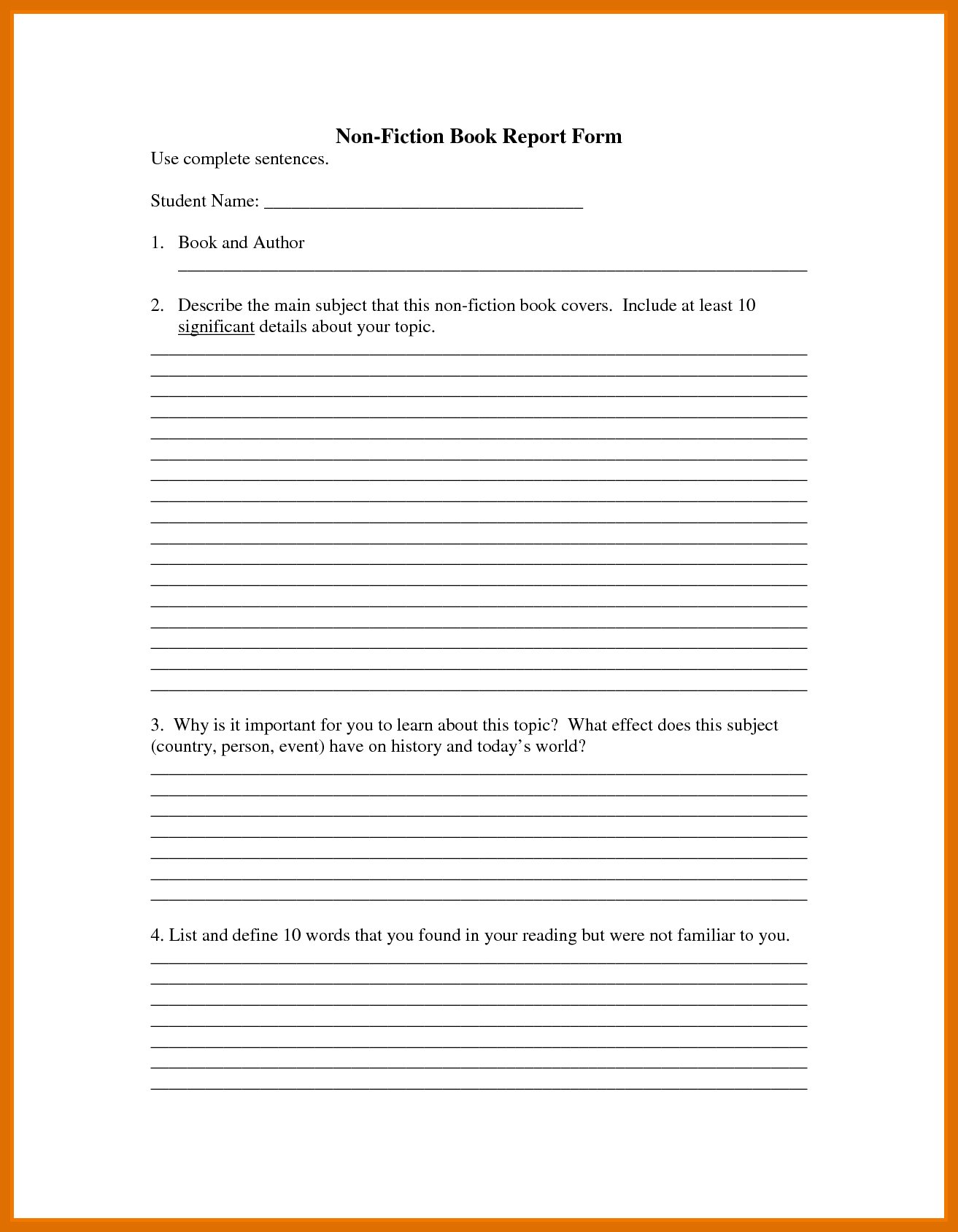 Book Report Forms - Demir.iso-Consulting.co - Free Printable Book Report Forms For Elementary Students