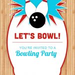 Bowling Party   Free Printable Birthday Invitation Template   Free Printable Bowling Birthday Party Invitations