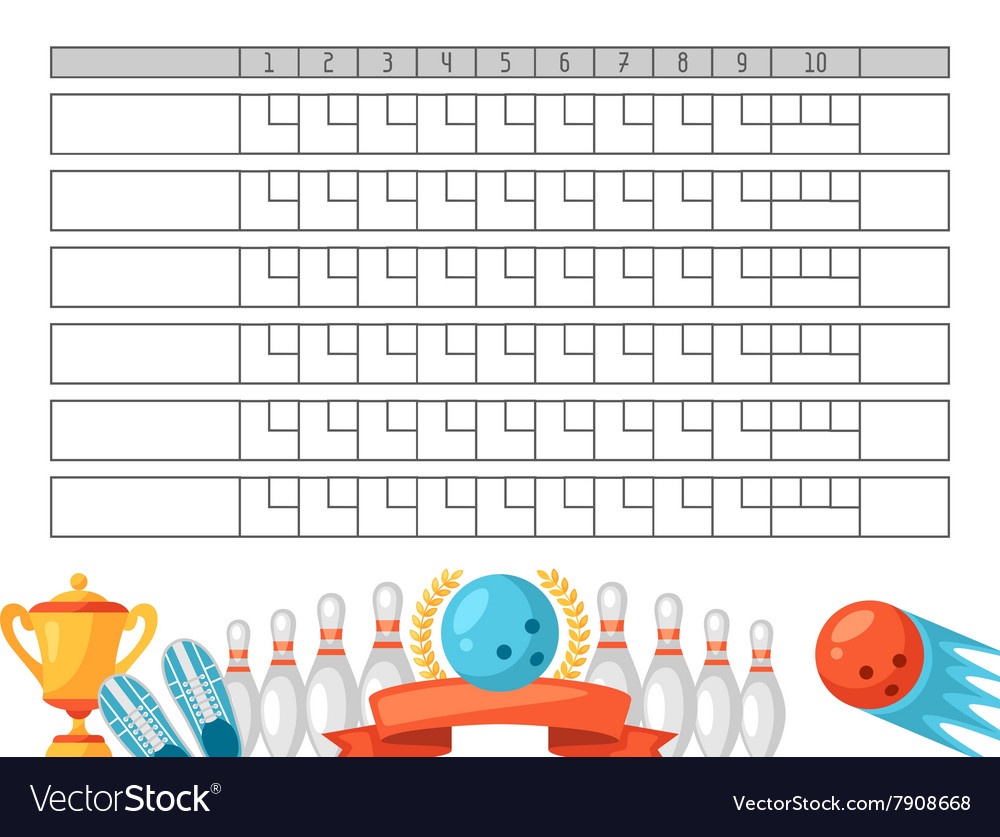 Free Printable Bowling Score Sheets Free Printable