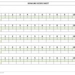 Bowling Score Sheet   Free Printable Bowling Score Sheets