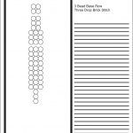 Brick Stitch Bead Patterns Journal: 3 Bead Base Row 3 Drop Blank   Free Printable Beading Patterns