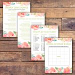 Bridal Shower Games Free Printable     Samantha Jean Photograhy   Free Printable Bridal Shower Games What&#039;s In Your Purse