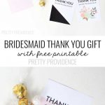 Bridesmaid Thank You Gift Printable | Michaels Weddings | Bridesmaid   Free Personalized Thank You Cards Printable