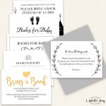 Bring Book Request Card (6 Designs!)   A Jubilee Day   Bring A Book Instead Of A Card Free Printable