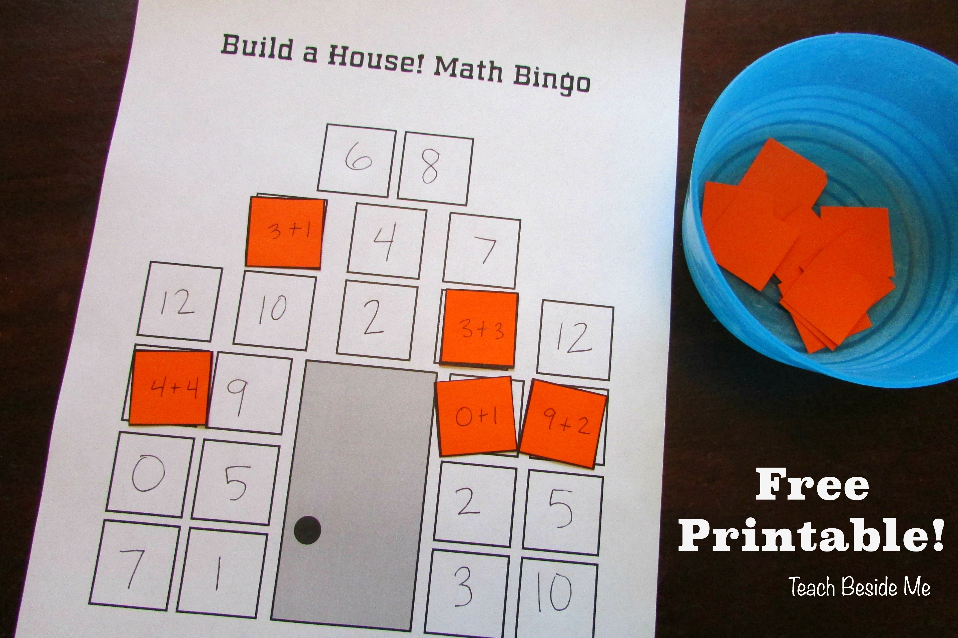 math-bingo-printable