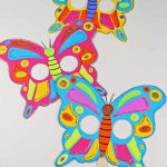 Butterfly Mask Craft With Free Printable Butterfly Template   Messy   Free Printable Butterfly