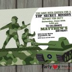 Camouflage Party Invitation Template • Invitation Template Ideas   Free Printable Camouflage Invitations