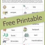 Camping Charades Game For Kids   Free Printable | Camping | Free   Free Printable Camping Games